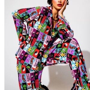 Dressed in LALA Colorful Patchwork Pajama Set